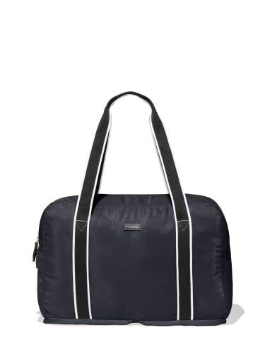 Paravel Foldable Travel Duffle Bag | Made with Sustainable Derby Black
