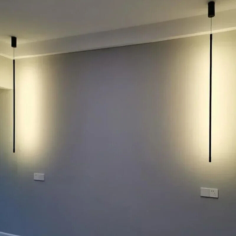 Cord Pendant Light Fixtures Modern LED Dining Bedroom Decor Bedside Hanging Lamp