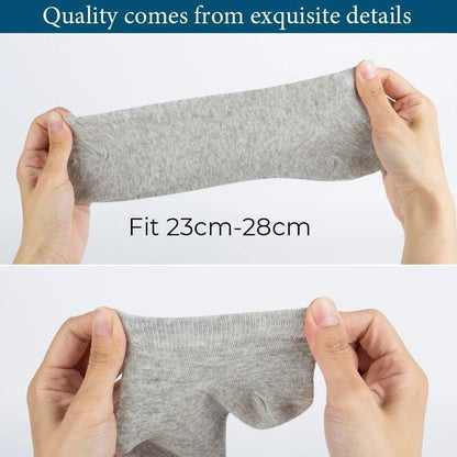 100% Thin Knit Breathable Cotton Boat Socks No Show Casual Fashion EU Size 39-44