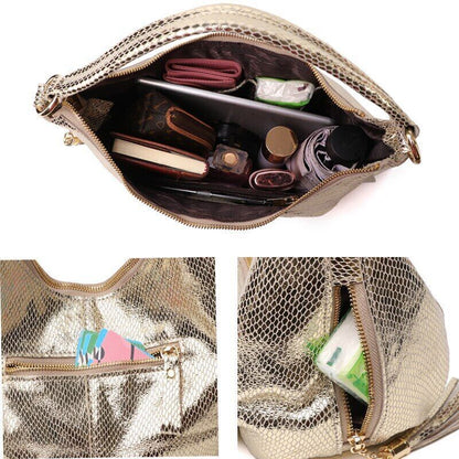 Leather Shoulder Bag Handbag Female Stylish Tote Hobos Cross Body Bags