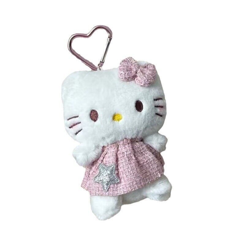Cartoon Hello Kitty Doll Girl School Bag Pendant Creative Doll Pendant Keychain