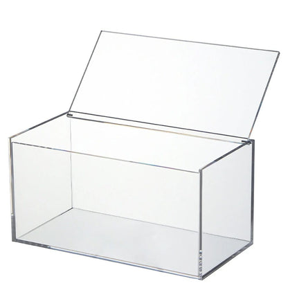 Storage Boxes Acrylic Office Supply Food Container Display Case 20.3x10.3x10.3cm