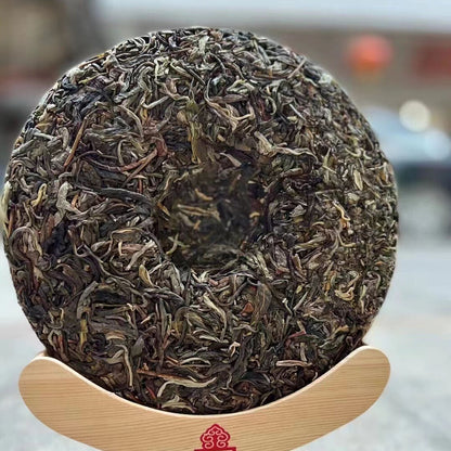 357g Yunnan Raw Pu-erh Tea 2021 Man Song Gong Bing Pu'er Raw Tea Cake Puerh Tea