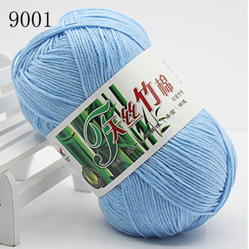 Hot Sale 50g Soft Bamboo Crochet Cotton Yarn Knitting Baby Knit Wool Yarn