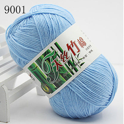 Hot Sale 50g Soft Bamboo Crochet Cotton Yarn Knitting Baby Knit Wool Yarn