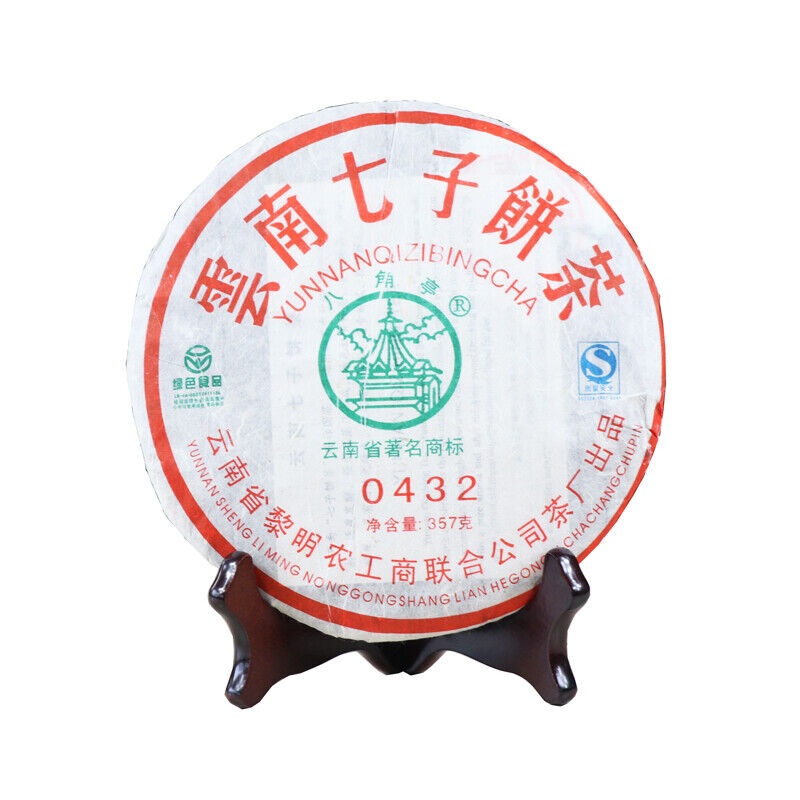 357g 0432 Ba Jiao Ting Li Ming Puer Pu Er Tea Cake Ancient Tree Pu Erh Tea