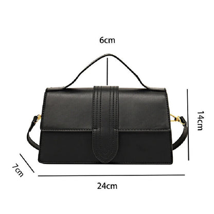 Women'S Saddle Bags Small Square Bag Pu Flap Envelope Bag Autumn New