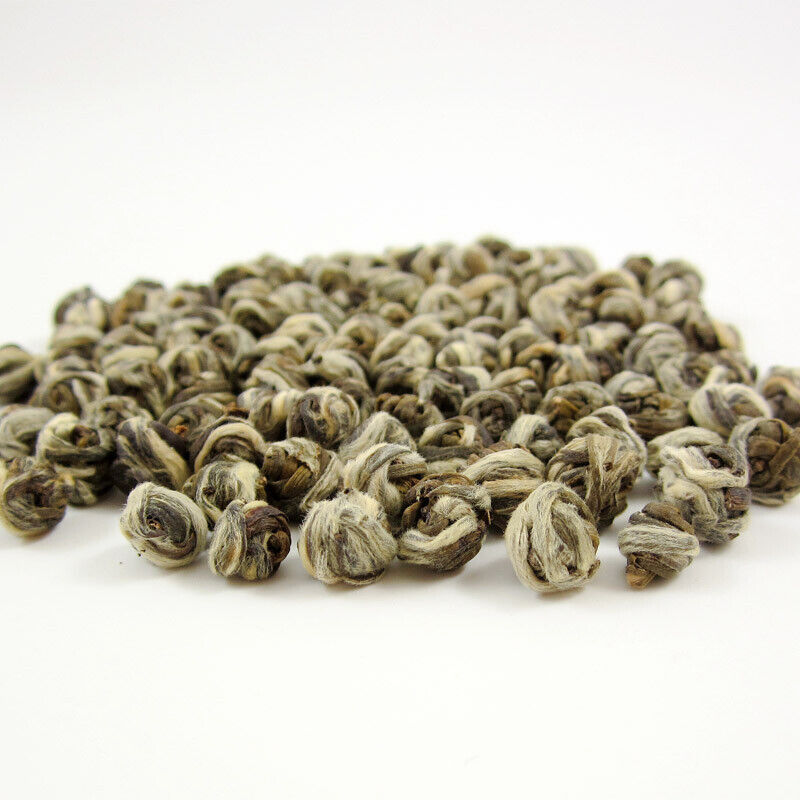 Jasmine flower Dragon Pearl China GREEN TEA balls Loose Leaf,mo li long zhu tee