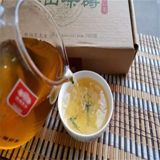 250g Organic High Mountain Arbor Tree Raw Pu'er Tea Brick Yunnan Pu er Green Tea