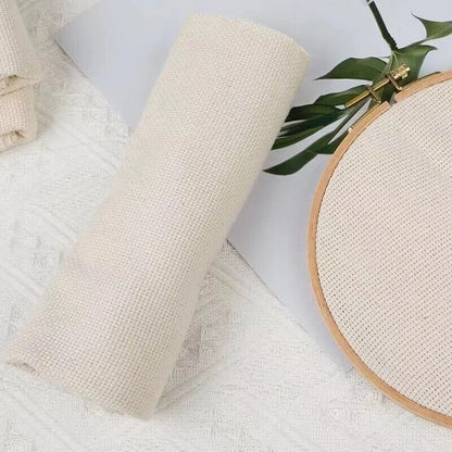 Embroidery Cloth Monks Fabric DIY Needlework Sewing Punch Needle Kit Accessories