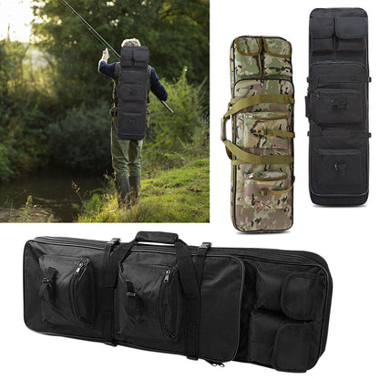 47" Tactical Rifle Range Gun Molle Bag Dual Carbine Case Backpack Carry Hunting