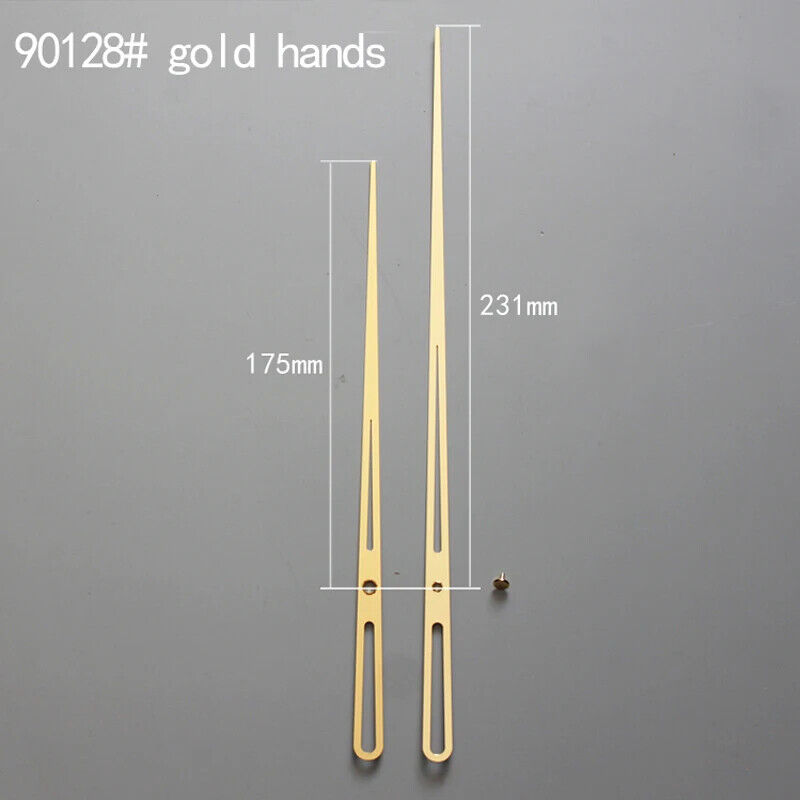 Wall Clock Parts Metal Round Hole High Torque Movement Long Hands Kits Accessory