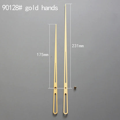 Wall Clock Parts Metal Round Hole High Torque Movement Long Hands Kits Accessory