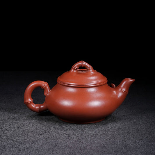 Chinese Yixing Zisha Clay Handmade Exquisite Teapot （竹韵 底款：景舟制壶）