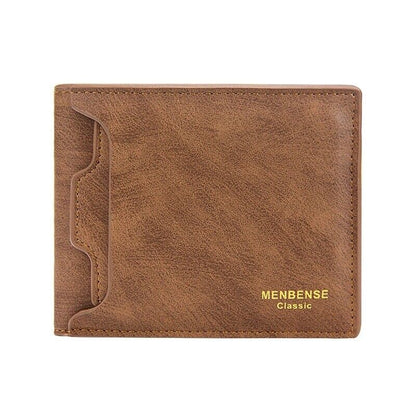 Men Money Bag Fashion Soft Leather Mini Card Holder Hasp Coin Pocket Slim Wallet
