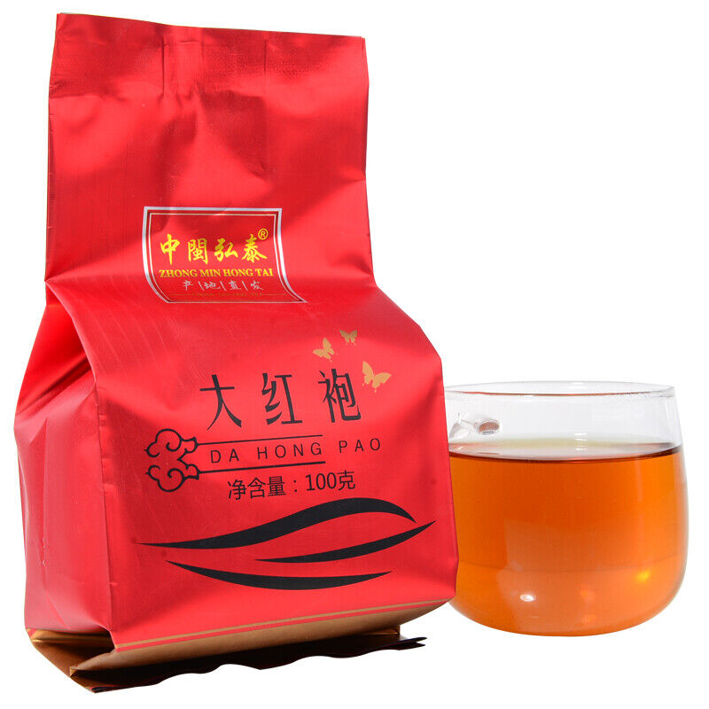 Fujian Wuyi Big Red Robe Oolong Tea 100g Tan Bei High-baked Da Hong Pao Tea