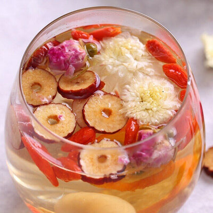 Natural Babao Tea , Includes Longan Goji Rose Jujube Herbal Beauty Tea Skin 180g