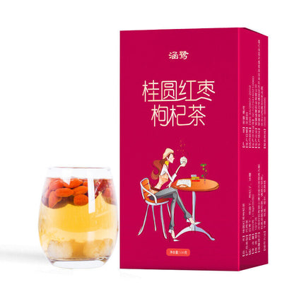 300g Health Herbal Tea Gouqiguiyuan Organic Longan Red Date Wolfberry Herbs Tea