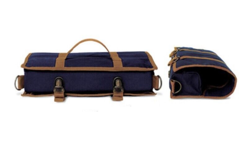 Bar Bartender Carrying Bag Canvas Tool Kit Cocktail Shakers Storage Bag 35x45cm