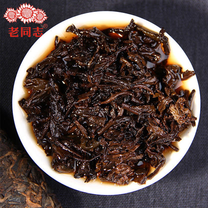Top Quality Haiwan Tea Top Chinese Puer Tea 7578 Batch 181 Ripe Pu Erh Cake 357g