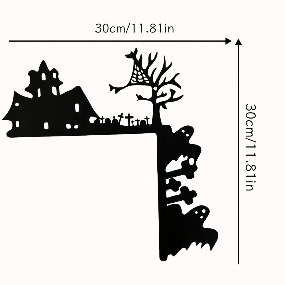 1pc, Halloween Party Door Hanging Door Corner Art, Decorative Ornaments