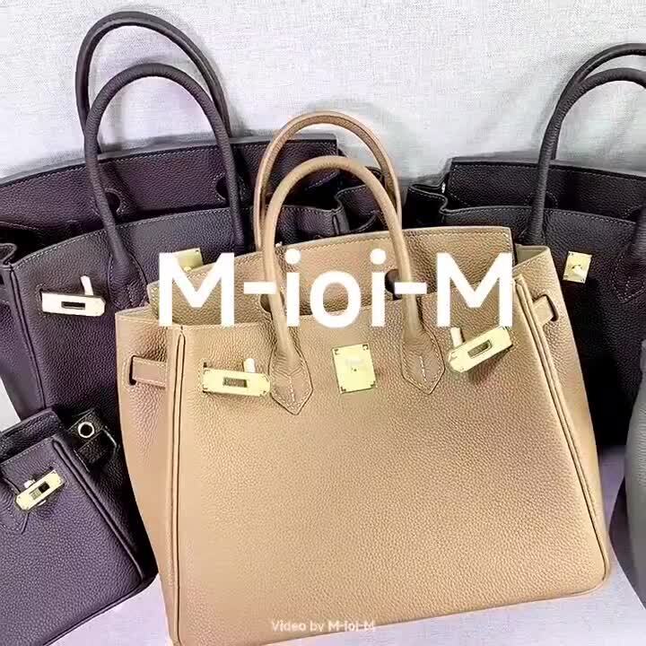 20/25/30cm Real Leather Flap Tote Shoulder bag Handbag Purse Fashion Briefcase