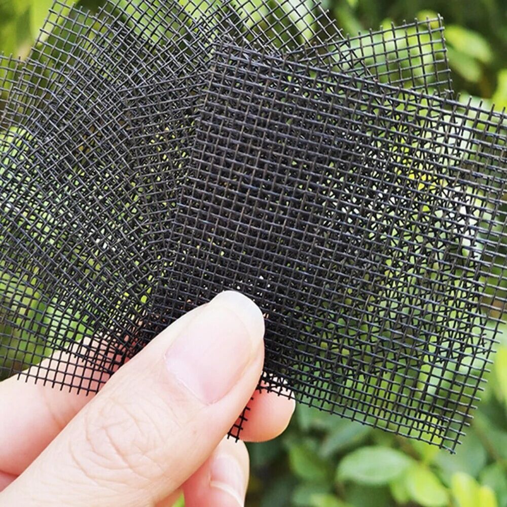 Flower Pot Hole Mesh Pad 50Pcs Glass Fiber Plants Bonsai Bottom Grid Mat 10x10cm