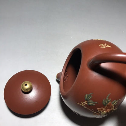 vintage chinese yixing purple clay teapot zisha ceremony teaware collection rare