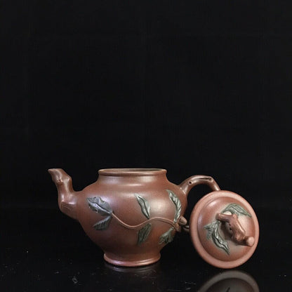 vintage chinese yixing purple clay teapot zisha ceremony teaware collection rare