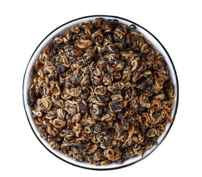 Dian Hong Black Tea Yunnan Golden Snail Bud "JingLuoYa" Organic Tea Loose Leaf