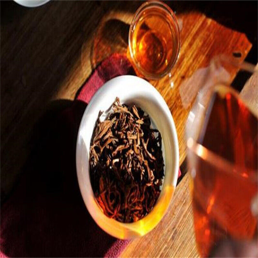 357g Puerh Tea Cake Organic Pu-Erh Ripe Tea Palace Golden Bud Chinese Black Tea