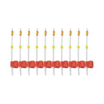 10pcs Waterproof High Intensity Ice Fishing Pole Rod Top Tips Tackle Tool Set