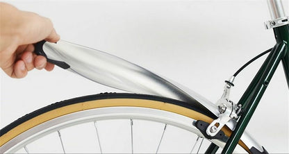 700C Road Bicycle Front Rear Fender Aluminum Plastic Retro Bike Fixed Gear Parts