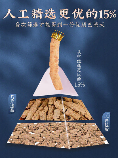 巴戟天 干货中药材250g/8.8oz 可以搭配锁阳肉苁蓉片杜仲男性泡酒泡茶煲汤 Bajitian Natural and healthy herbal tea