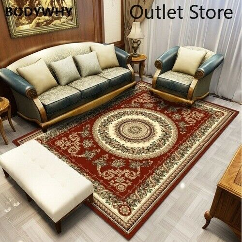 Europe Nodric Carpets Room Carpet Flower Sofa Rug Floor Mat Palace Soft Rugs ##