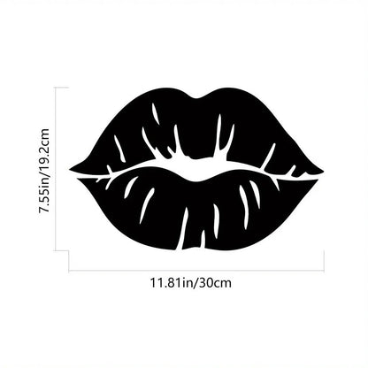 Metal Sexy Lips Wall Art,Ready To Hang Metal Wall Decorations For Bedrooms
