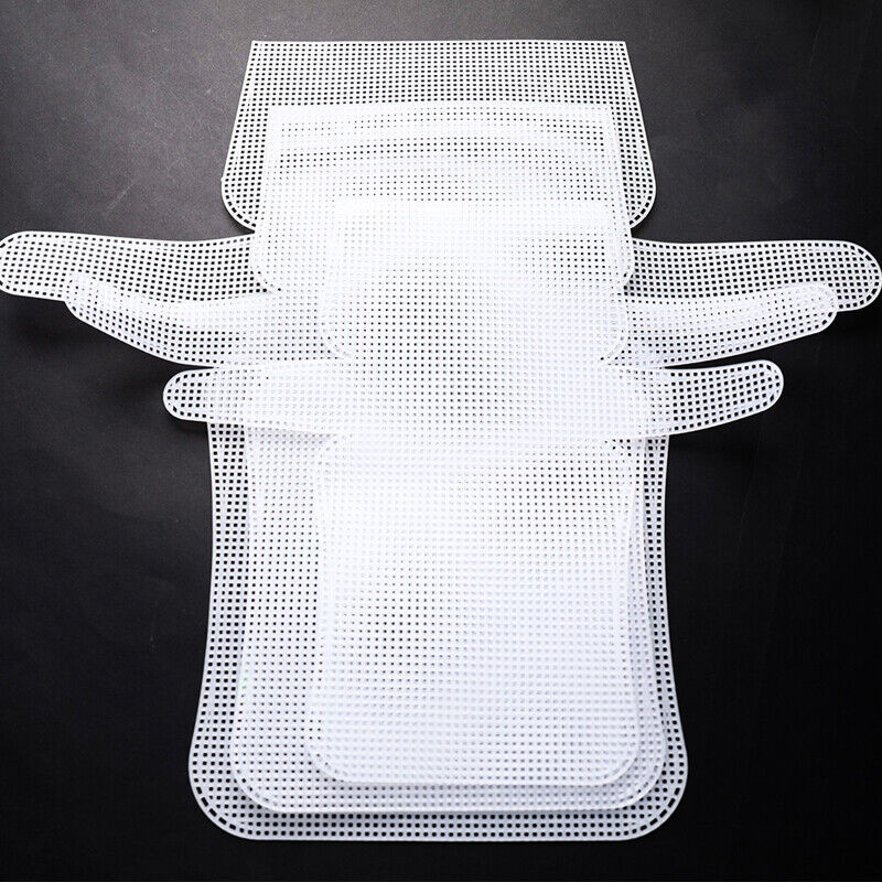 Auxiliary Knitting & Weaving Plastic Mesh Sheet Chenille Gold Velvet Diy Bag WO
