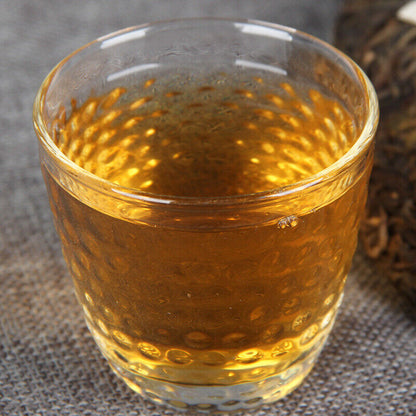 Puwen Raw Puer Tea "Yunya" Peafowl's Hometown Qizi Bing Cha Puerh Cake 400g