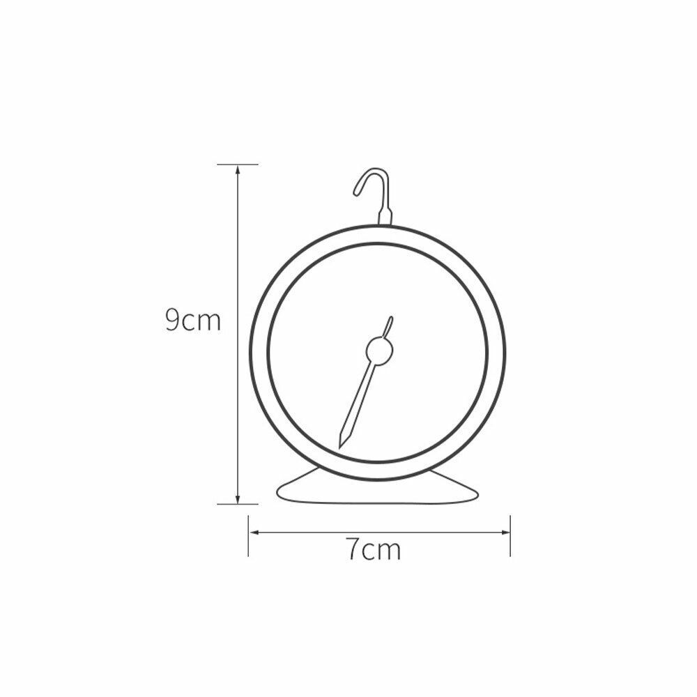 50-280 Degree Oven Thermometer 7x9cm Stainless Steel Microwave Scale Baking Tool