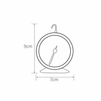 50-280 Degree Oven Thermometer 7x9cm Stainless Steel Microwave Scale Baking Tool