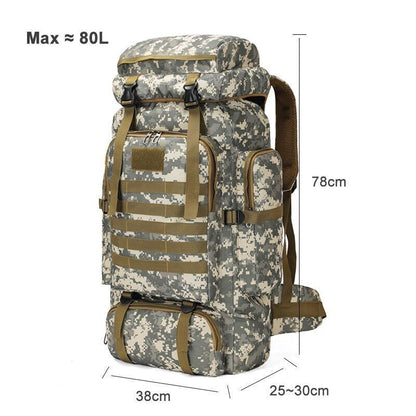 Camouflage Backpack Men's Army Backpacks Backpack Outdoor Mountaineering Bag