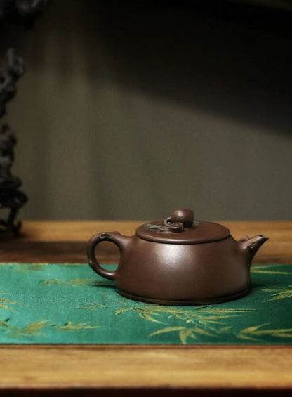 180cc chinese Yixing Handmade Zisha Purple clay Teapot  ShengTao Hu Tea Pot