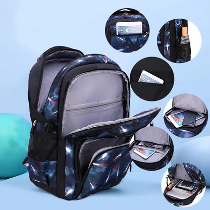 Boys Backpacks 3 Pieces Sets School Bags Bag Children School Students
