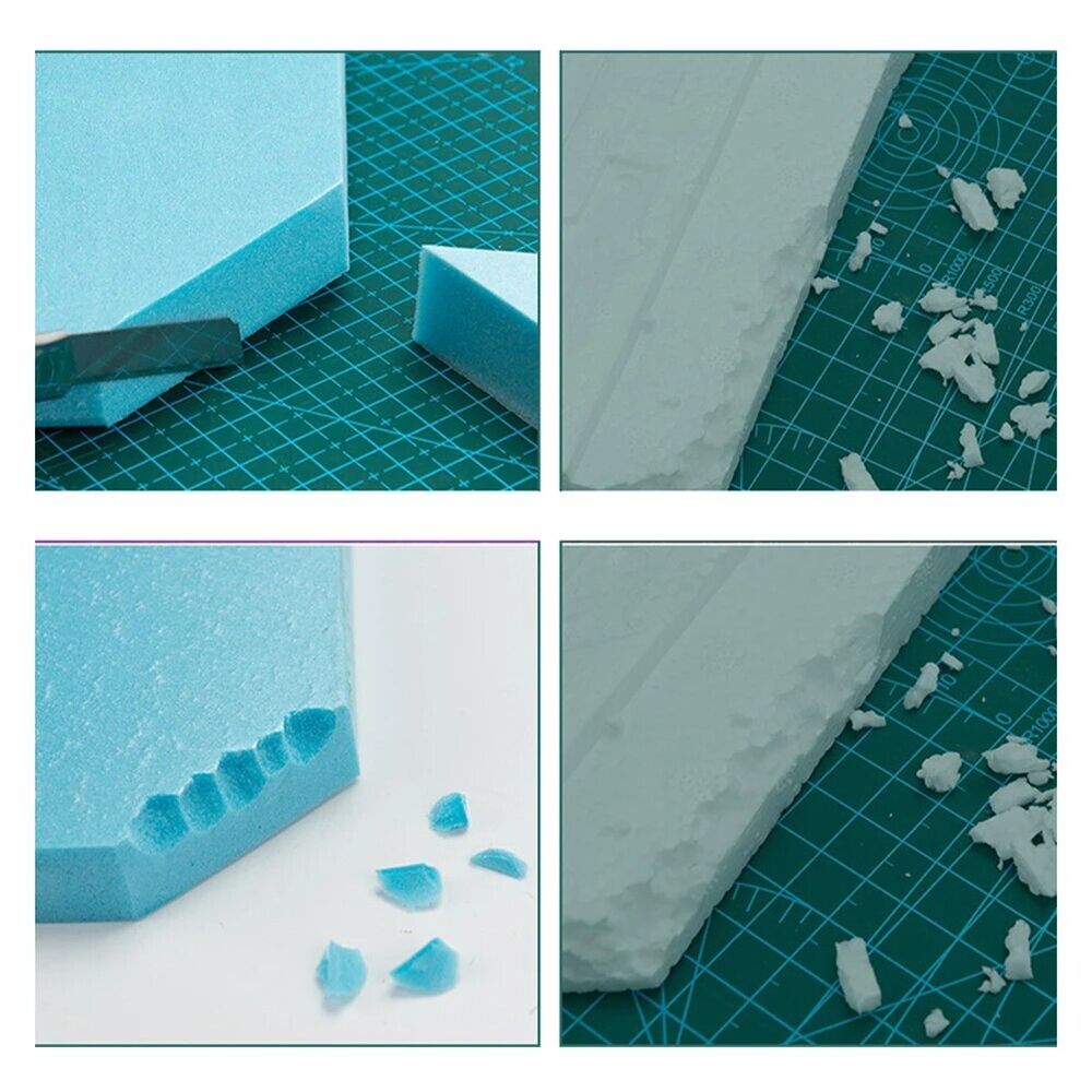 Diorama Base Board 5Pcs Foam Modelling Building DIY Crafts Slab Sheets 30x10x3cm