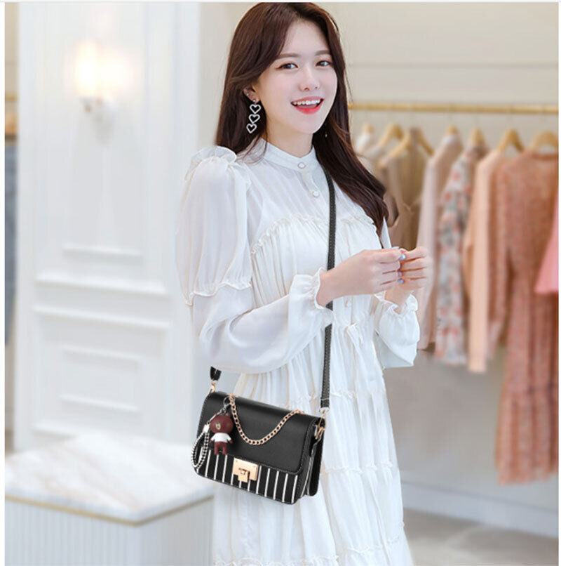 Womens Ladies Handbag Rectangle Shoulder Messenger Tote Crossbody Bags Purse