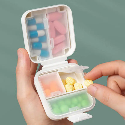 Pill Organizers 8-5 Grids Portable Moisture Proof Travel Medicine Box Container