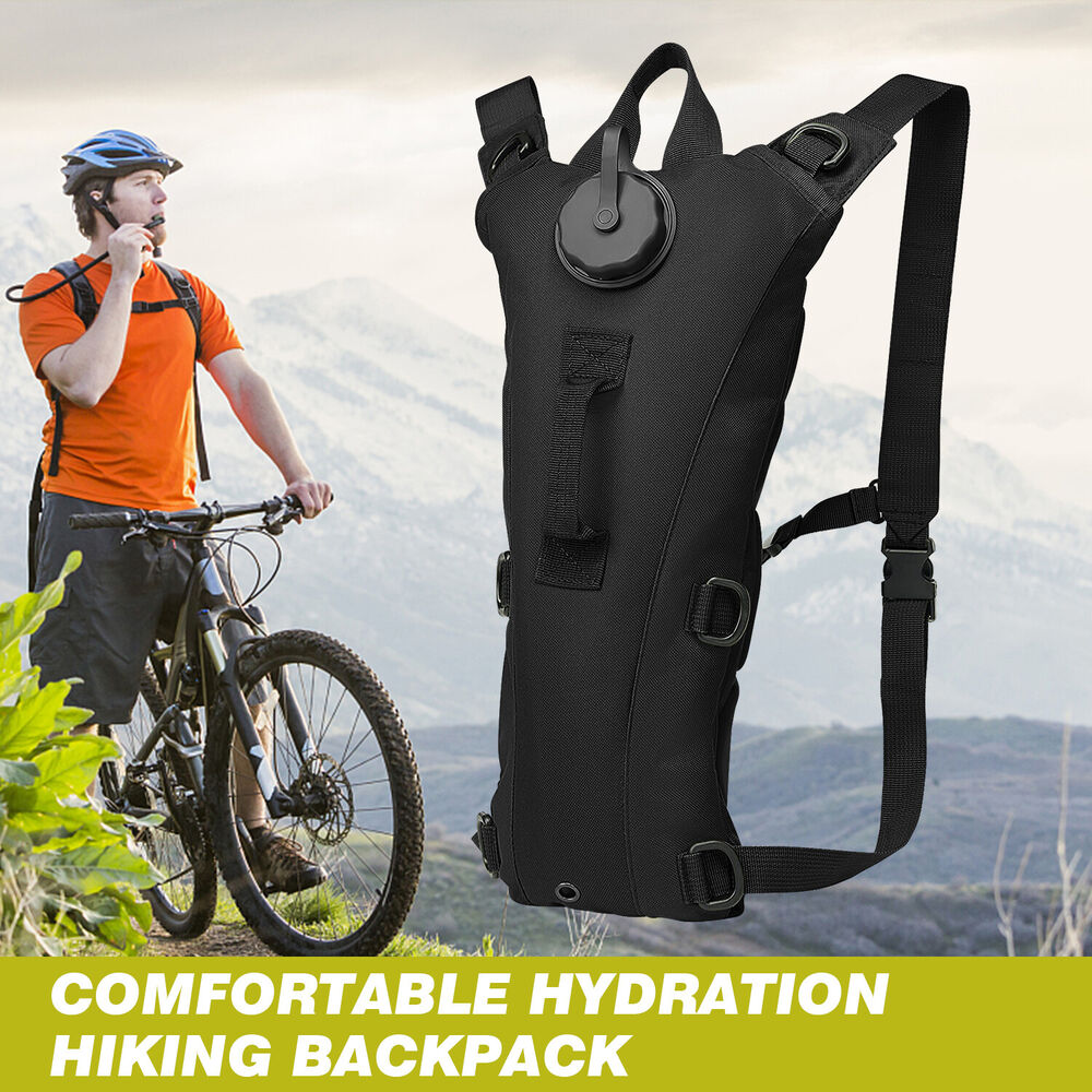 Tactical Hydration Backpack 3L Water Bladder Bag Hunting Climbing Hiking Cycling
