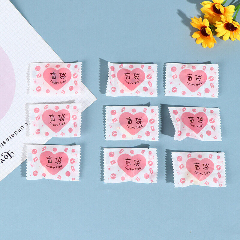 10Pcs 1:12 Dollhouse Miniature Simulation Mini Food Bottles 'Blind Bags Play -ca