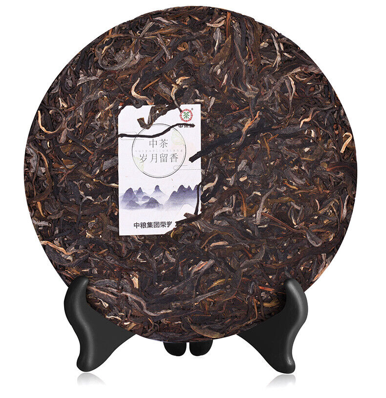Sui Yue Liu Xiang * 2019 Zhongcha Pu'er Yunnan Menghai Qi Zi Tea Puer Raw 357g