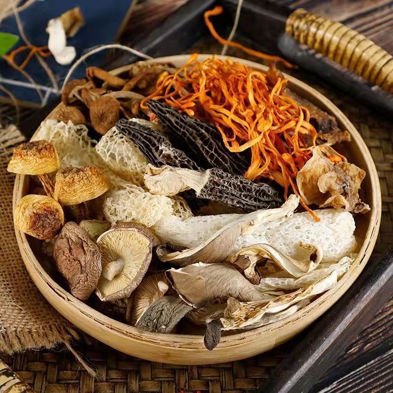 100g Yunnan Specialty Colorful Mushroom Soup Bag Dry Goods 云南特产七彩菌汤包松茸菌蘑菇菌汤包干货汤料